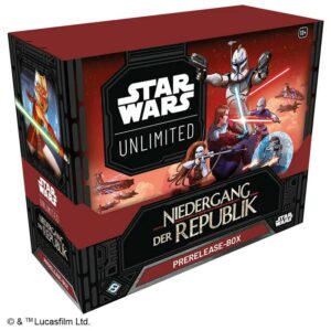 Star Wars Unlimited Niedergang der Republik Prerelease-Box – DE