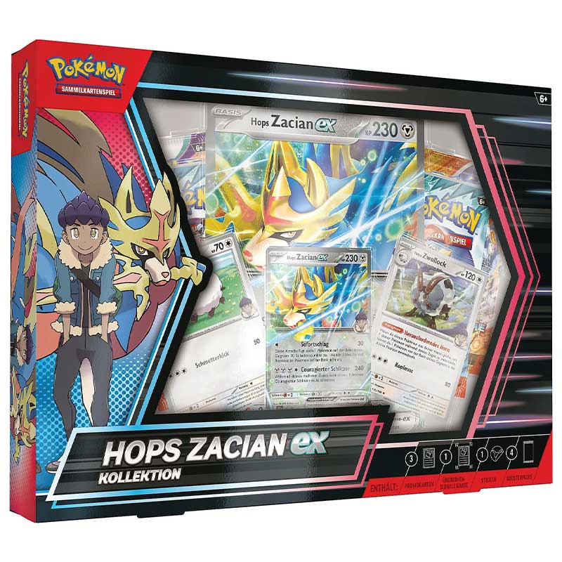 Pokémon Hop's Zacian EX Kollektion – DE