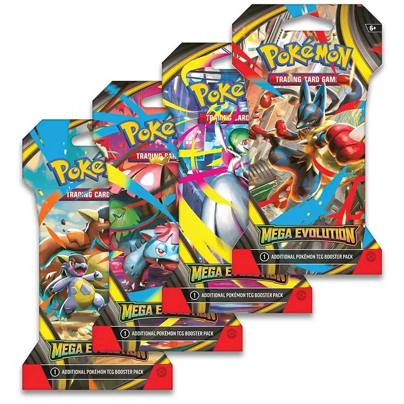 Pokémon Mega Evolutions Sleeved Booster – EN