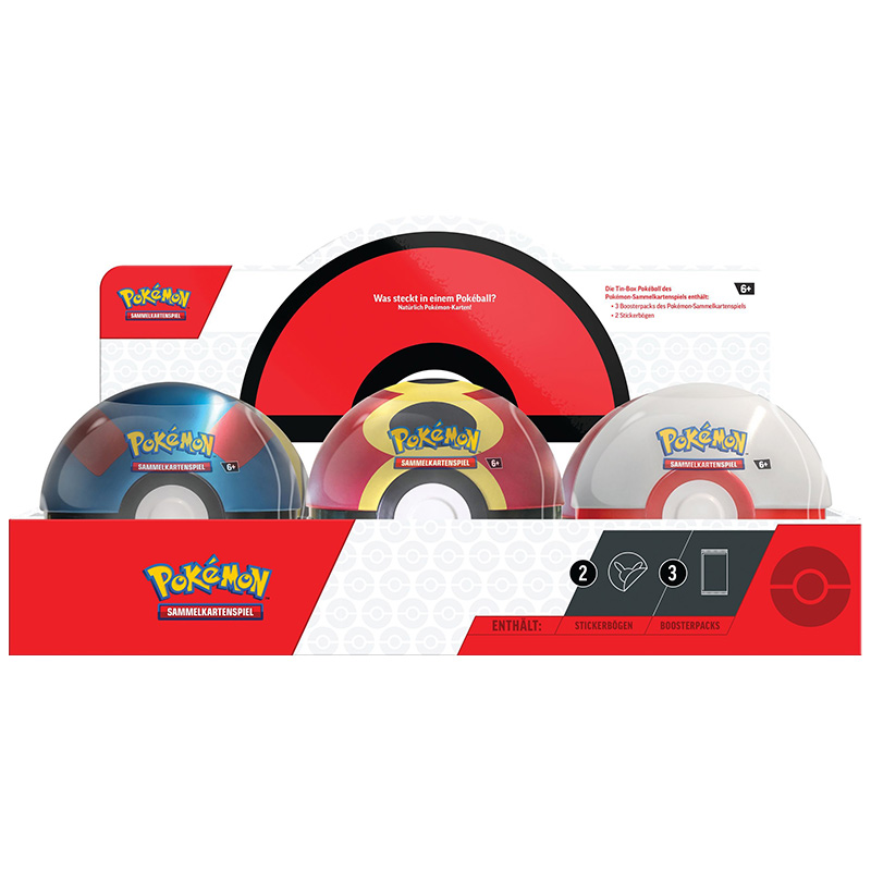 Pokémon Pokéball Tin-Box – Herbst 2025 Deutsch
