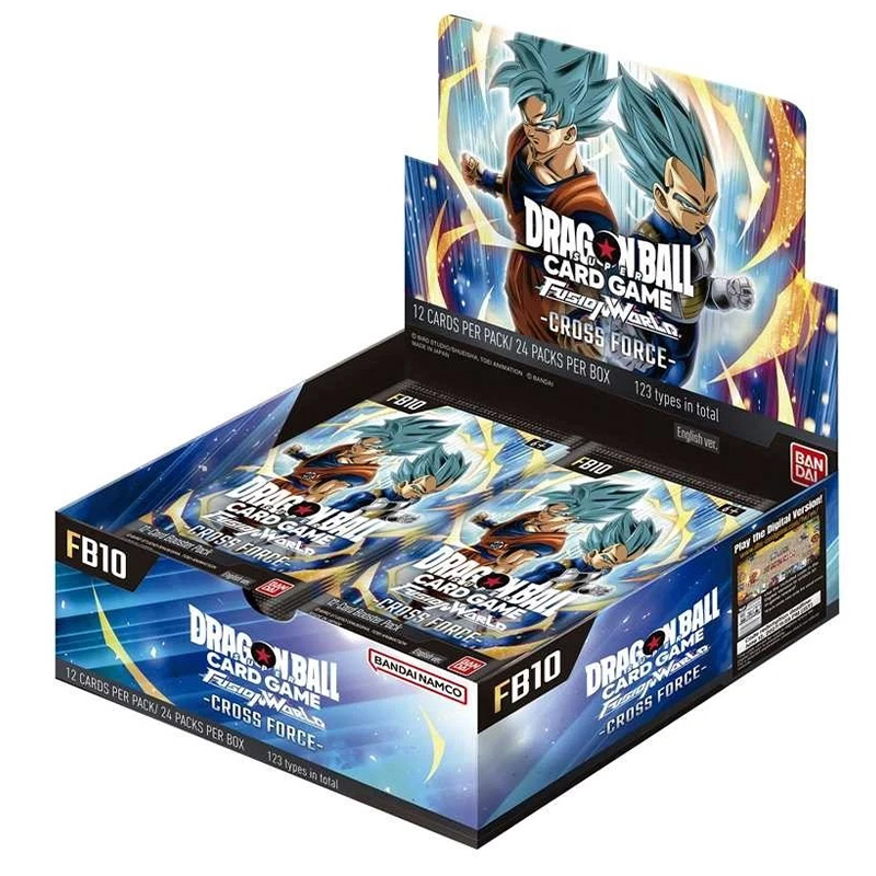 Dragon Ball Super Card Game – Fusion World Cross Force – FB10 Booster Display Englisch