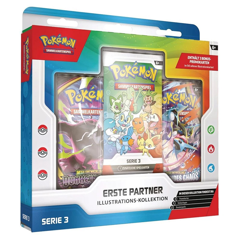Pokémon Erste Partner Illustrations-Kollektion Serie 3 – Deutsch