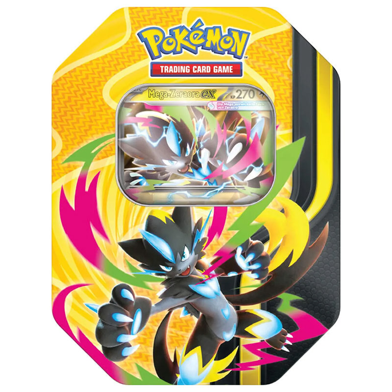 Pokémon Mega-Kräfte Tin Box – Deutsch Mega-Zeraora ex