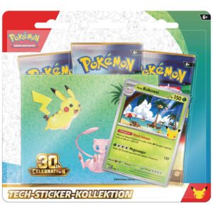 Pokémon 30 Jahre Tech-Sticker-Kollektion – Deutsch Kokowei