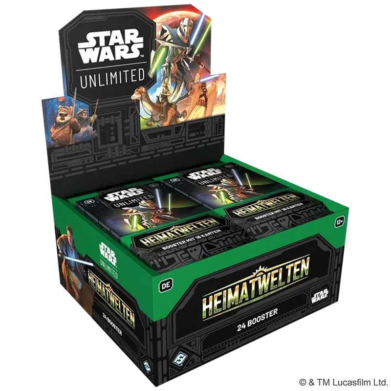 Star Wars Unlimited Heimatwelten Display – Deutsch